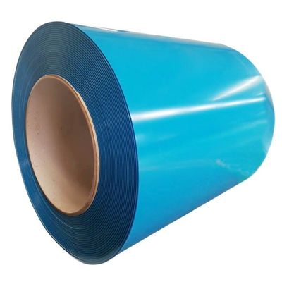 Il materiale di garanzia PPGI avvolge la bobina d'acciaio rivestita di colore RAL9002/9006 con larghezza 600-1250mm e rivestimento Z121-Z180