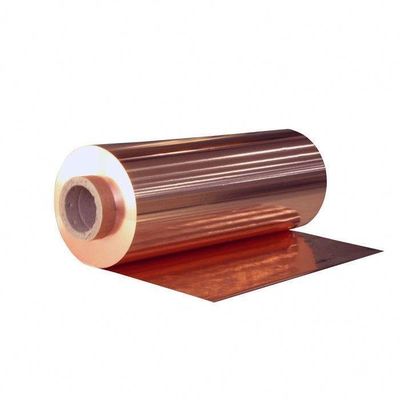 1mm-2500mm Larghezza Striscia di rame bobina di rame 0,013 pollici per il servizio di lavorazione