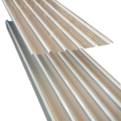 Customization Mezzana durezza lamiera di acciaio ondulato di zinco con spessore di 0,14-0,20 mm e durezza
