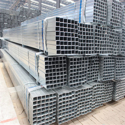 Superiore resistenza alla corrosione 0,12 mm-6 mm spessore tubo e tubo di acciaio galvanizzato quadrato a caldo con certificato ROHS