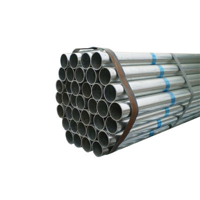 Test rigorosi Regolare Spangle tubo rotondo in acciaio galvanizzato con garanzia e leggermente oliato