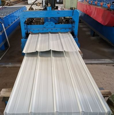 Fogli di copertura GI Piastra in acciaio ondulato rivestita di colore con servizio di taglio e tolleranza ± 1%
