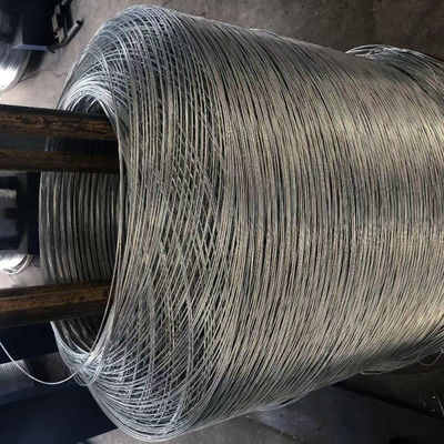 Assicurazione 8 mm di diametro filo d'acciaio galvanizzato con filo di legame a anello e tecnica elettro galvanizzata