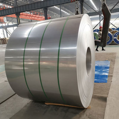 Grande inventario di bobine di acciaio inossidabile laminate a freddo con servizio di decollatura e tolleranza ± 1%