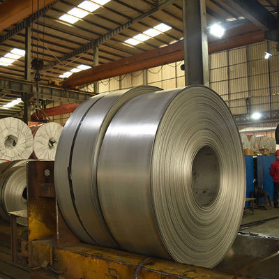 Grande inventario di bobine di acciaio inossidabile laminate a freddo con servizio di decollatura e tolleranza ± 1%
