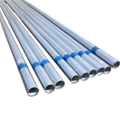 Tubo di acciaio galvanizzato a spangola regolare per tonnellata con opzione leggermente oliata da produttori rinomati