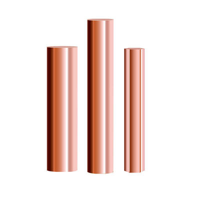 Barre di rame di diametro di 16 mm di grado industriale 99% Cu 1500 mm di lunghezza
