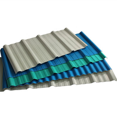 Servizio di taglio offerto di lamiera di acciaio ondulato colorato con rivestimento Z41-Z60 a prezzi accessibili