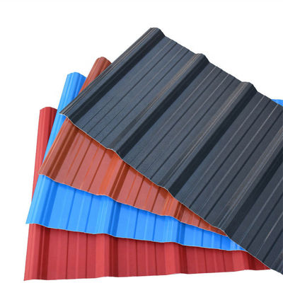 Fogli di acciaio colorati PPGI corrugati a 600-1500m di larghezza nello standard JIS
