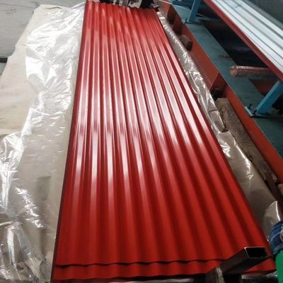Personalizzazione di lamiere di acciaio ondulato galvanizzato PPGI PPGL con rivestimento Z41-Z60 e tolleranza ± 1%