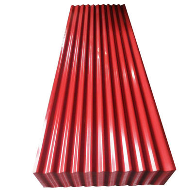 Personalizzazione rivestito ondulato lamiera di copertura in acciaio galvanizzato a con 3601-3660mm lunghezza e servizio di saldatura