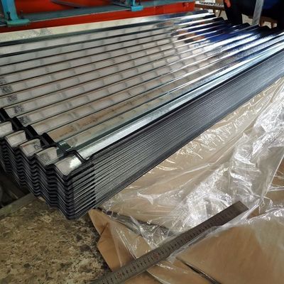 Fogli di tetto zinc galvanizzati ondulati con servizio di lavorazione a foratura e spangle regolare da fornitura diretta