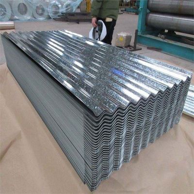 Fogli di tetto zinc galvanizzati ondulati con servizio di lavorazione a foratura e spangle regolare da fornitura diretta
