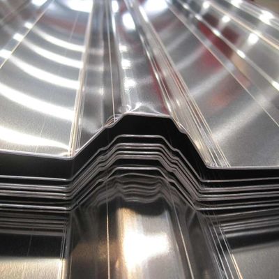 Fogli di tetto zinc galvanizzati ondulati con servizio di lavorazione a foratura e spangle regolare da fornitura diretta