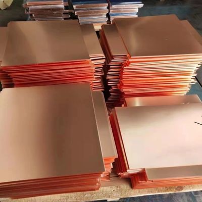 0.3mm~100mm Spessore Resistenza Placca di rame per industria decorativa