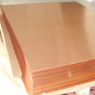 0.3mm~100mm Spessore Resistenza Placca di rame per industria decorativa
