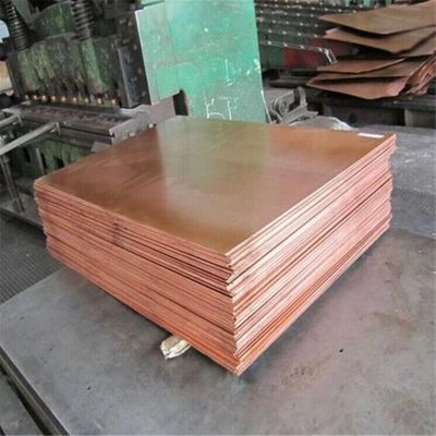 0.3mm~100mm Spessore Resistenza Placca di rame per industria decorativa