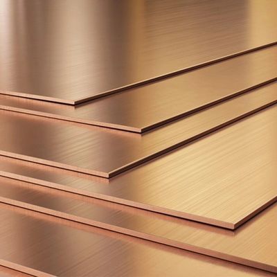 20~2500 mm Placca di rame puro per l'industria della decorazione a partire da rame di qualità