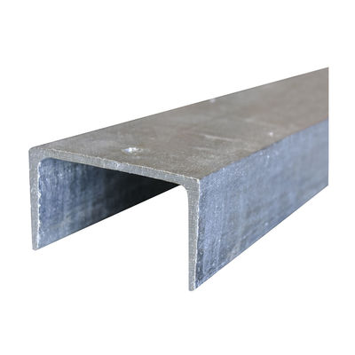 Dimensioni di acciaio C-Channel convenienti 5 mm di spessore per ingegneria e fatturazione di pareti di tenda in base al peso effettivo