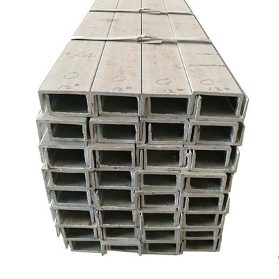 Canali di acciaio standard americano C6 x 8.2 per ingegneria delle pareti a tenda e materiale in lega incluso