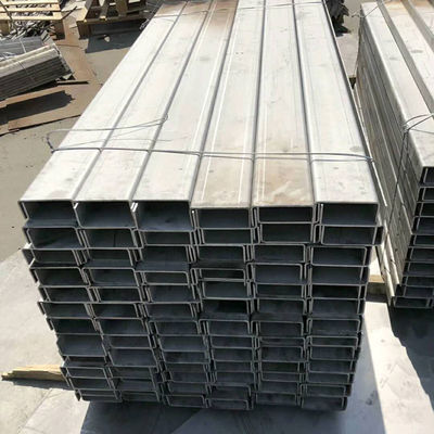 Canali di acciaio laminati a caldo in forma CZ U con vari servizi di lavorazione
